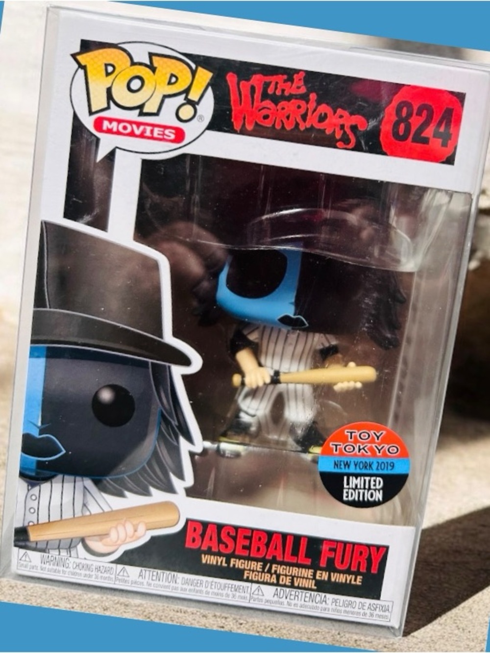 Funko Pop! Movies: The Warriors Baseball Fury Blue #824 Toy Tokyo NYCC 2019